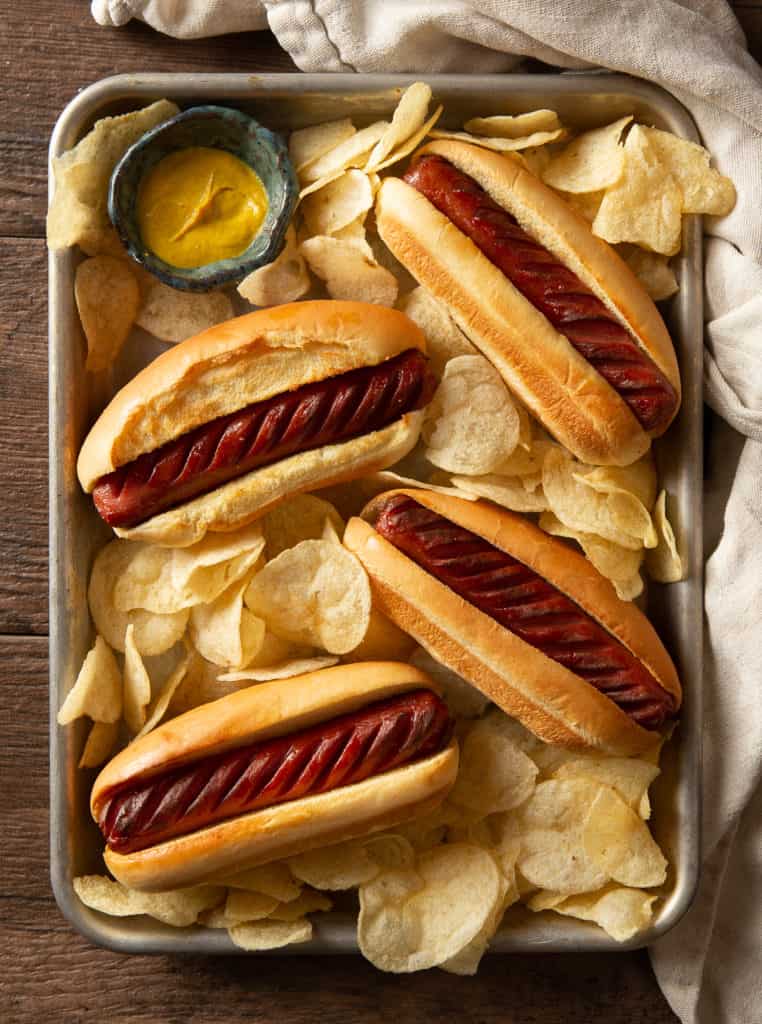 Air Fried Hot Dogs