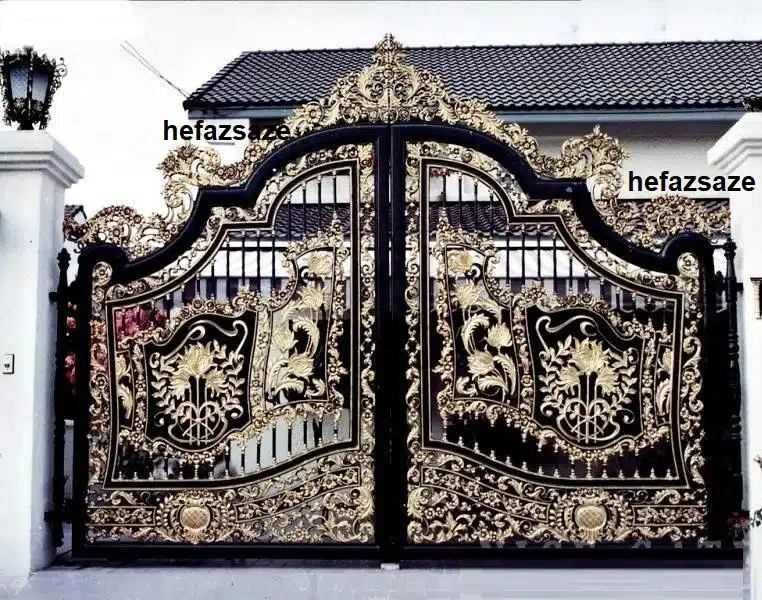 درب ویلایی و پارکینگ و باغ اندرزگو