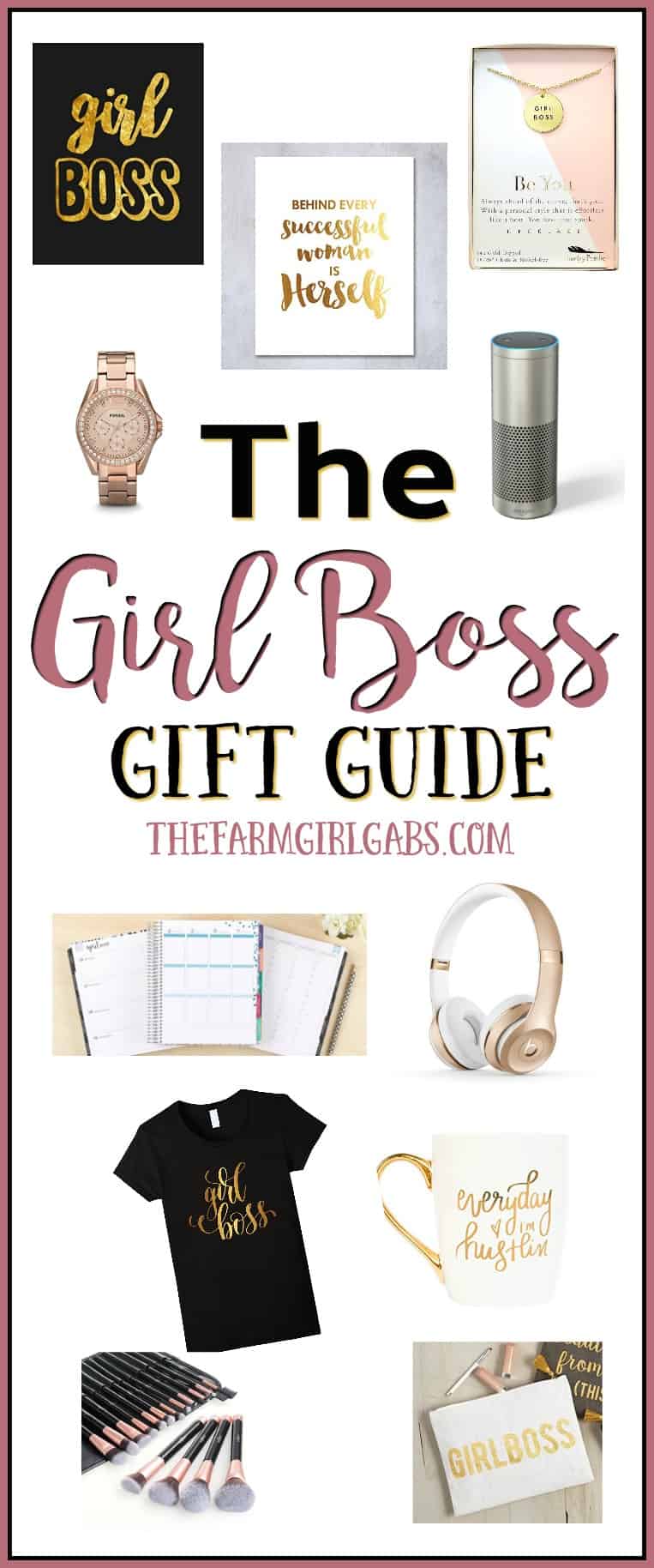 Do you know that special someone who works her tail off to achieve her goals? Is that person you? The Girl Boss Gift Guide has some perfect gift ideas the girl power achiever!