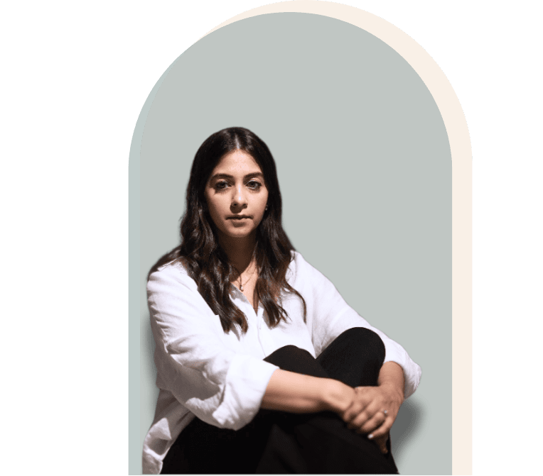 Portrait of Annem Zaidi, Award-Winning Interior Designer and Visual Artist in Maryland DMV DC