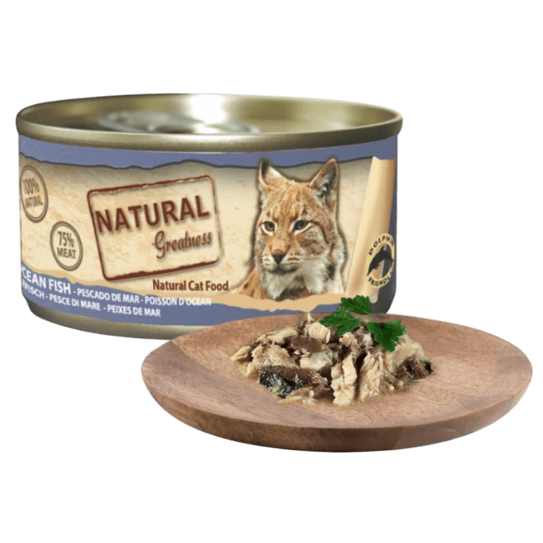 Filete de pescado de mar Natural Greatness para gato