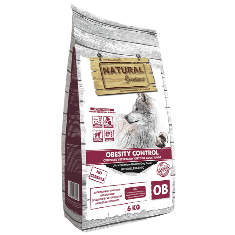 Obesity Control y Diabetic para perro, detalle