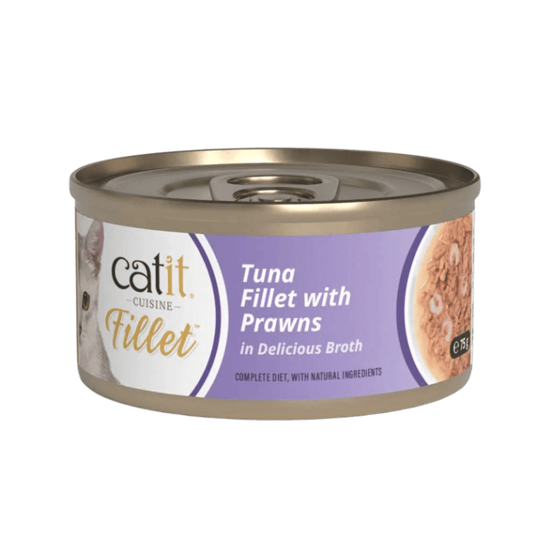 Cuisine Fillet Filetes de Atún con Gambas en Caldo para gato