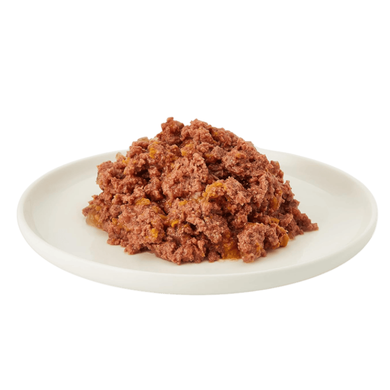 Caballo con Calabaza Pat&eacute; MjAMjAM para gato, detalle