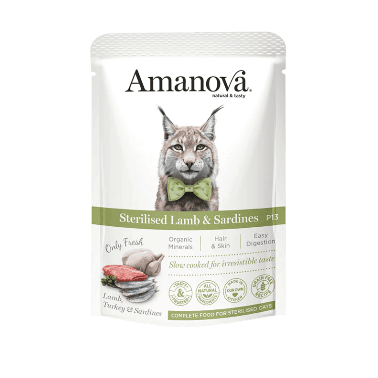 Grain Free Cordero y Sardinas Paté para gato