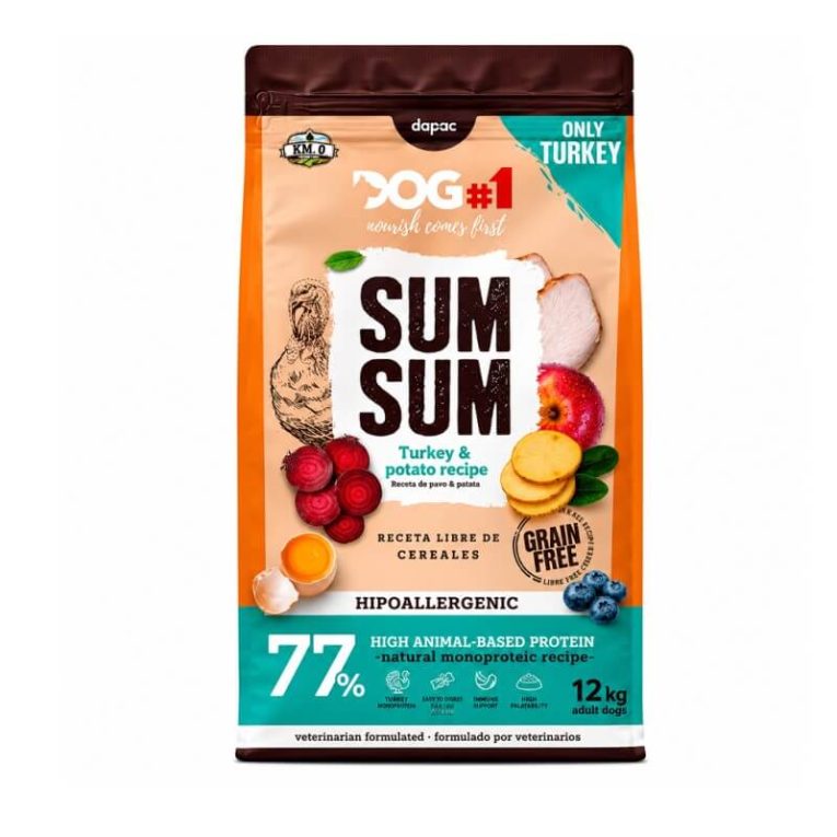 Sum Sum Pavo y Patata Grain Free para perro, detalle