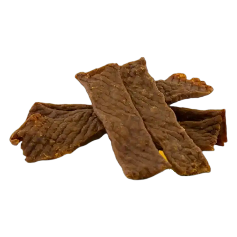 Tiras tiernas de carne SnackOMio para perros, snack natural