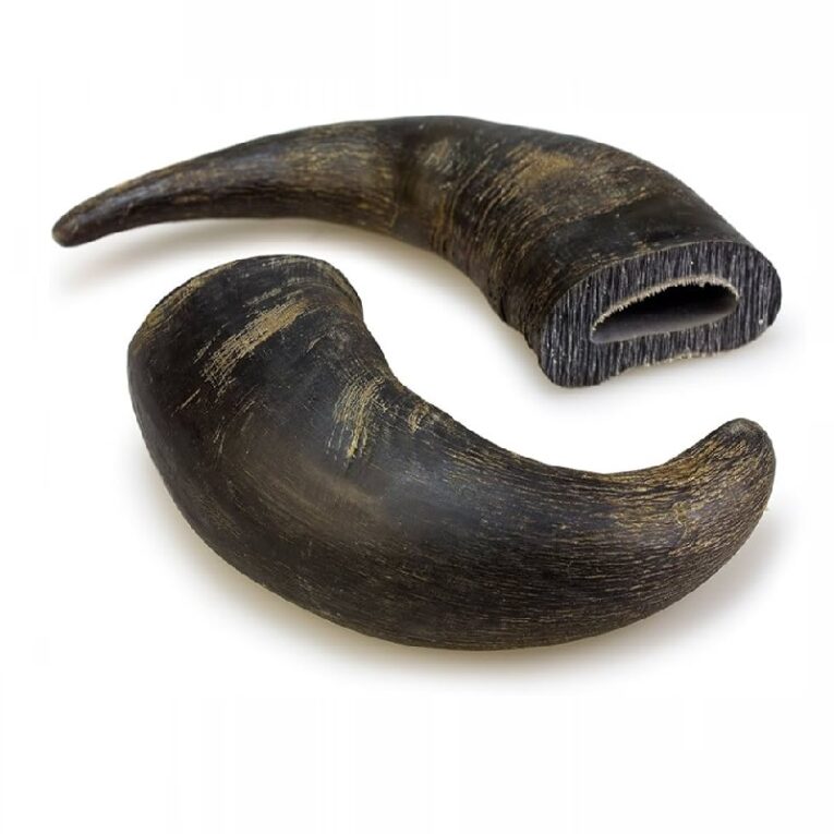 Cuerno de b&uacute;falo, masticable natural de larga duraci&oacute;n para perro