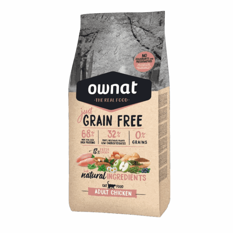 Just Grain Free Pollo para gato