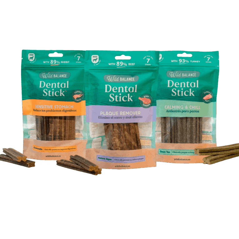 Stick Dental de Pavo Efecto Relajante para perro, detalle