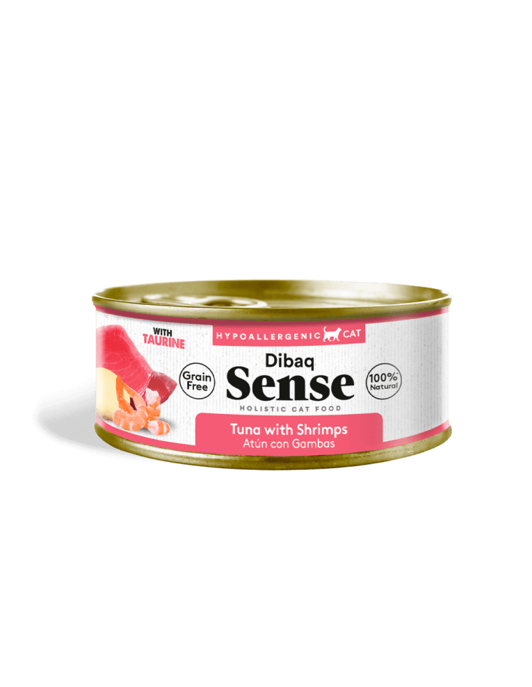 Sobre de desmigado Dibaq Sense de atún con gambas para gato