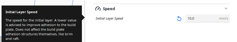 cura initial layer speed