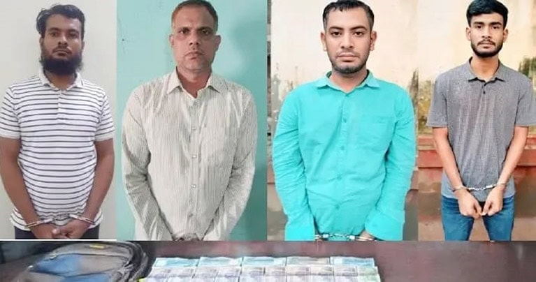 গাজীপুরে ডিবি পরিচয়ে ডাকাতি ২২ লাখ ৫৫ হাজার টাকা উদ্ধার, গ্রেপ্তার ৪