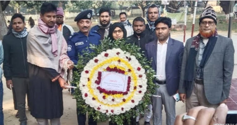 নাচোলে যথাযোগ্য মর্যাদায় শহীদ বুদ্ধিজীবী দিবস পালিত