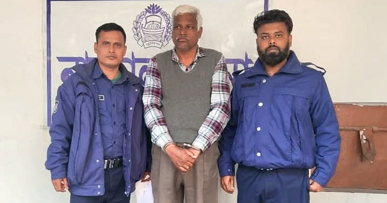 নাচোলে চাঁদাবাজি মামলায় আওয়ামী লীগ নেতা গ্রেফতার