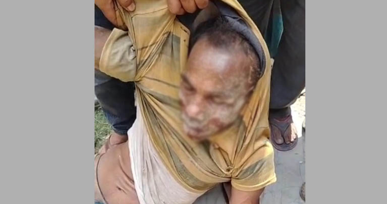কুষ্টিয়ায় শিশু ধর্ষণের চেষ্টা।। ধর্ষককে গণপিটুনি