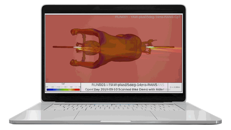 overlay feature enables you to better relate movie frames to their location on the geometry.