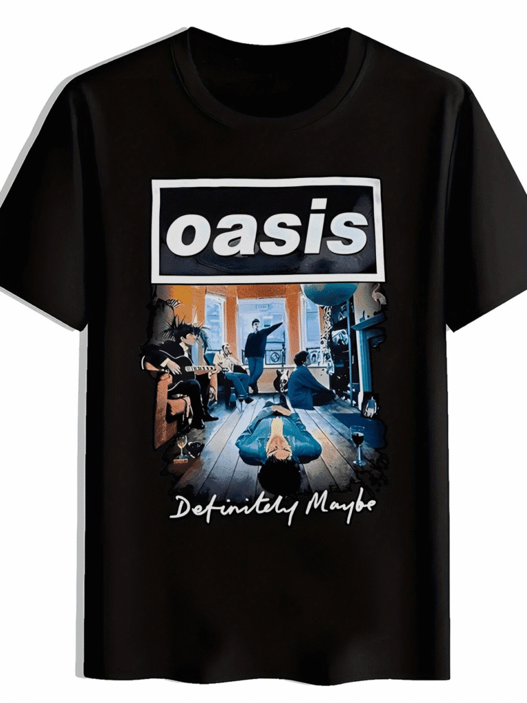 OASIS: “Definitely Maybe” Graphic T-Shirt