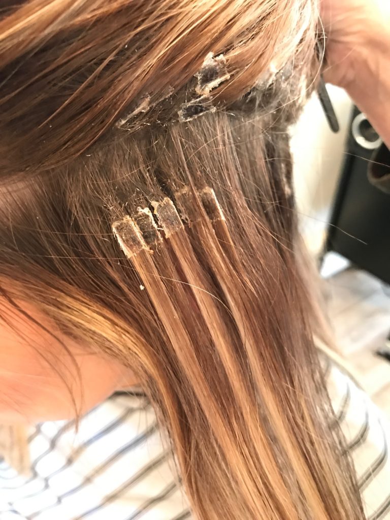 Bonded hair extensions outlet