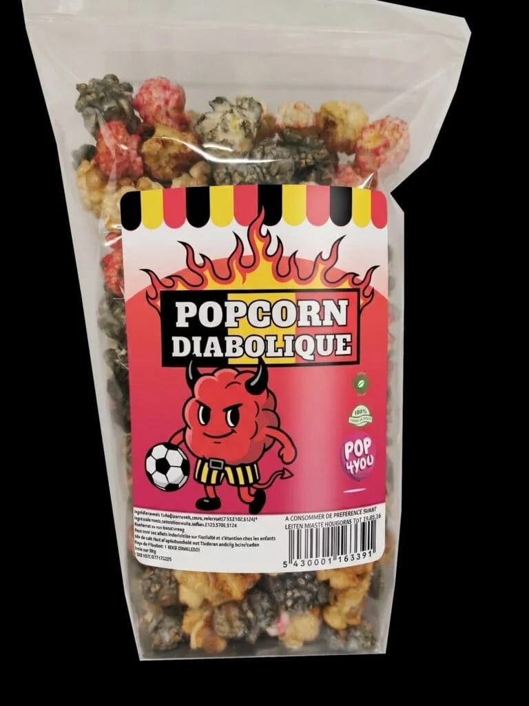 Popcorn Diabolique aux couleurs de la Belgique