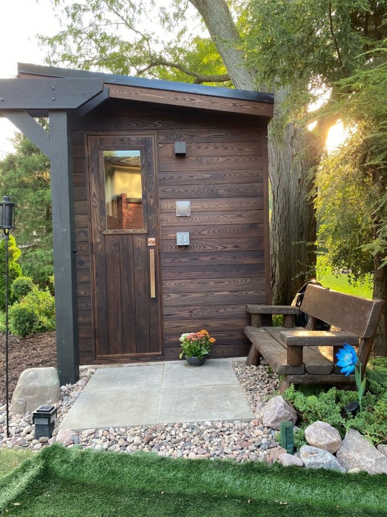 custom outdoor sauna