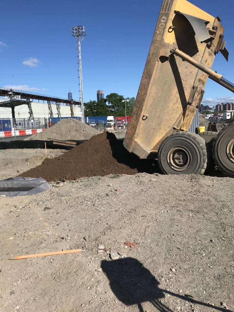 soil remediation dump truck