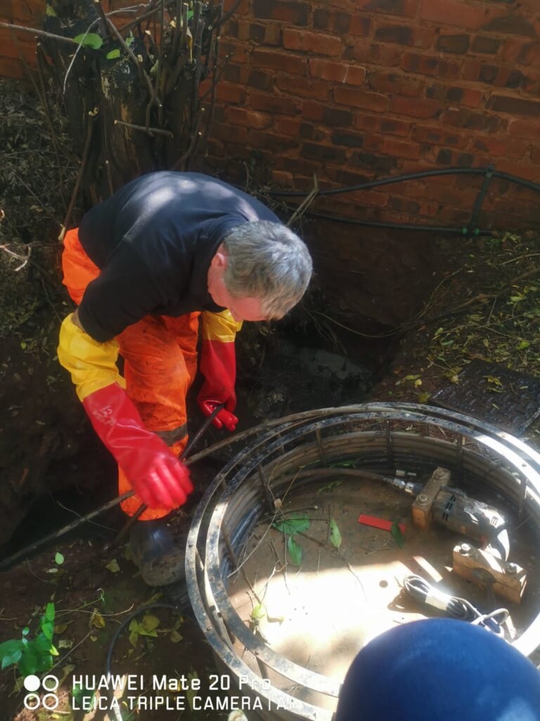Tree roots in drain 3