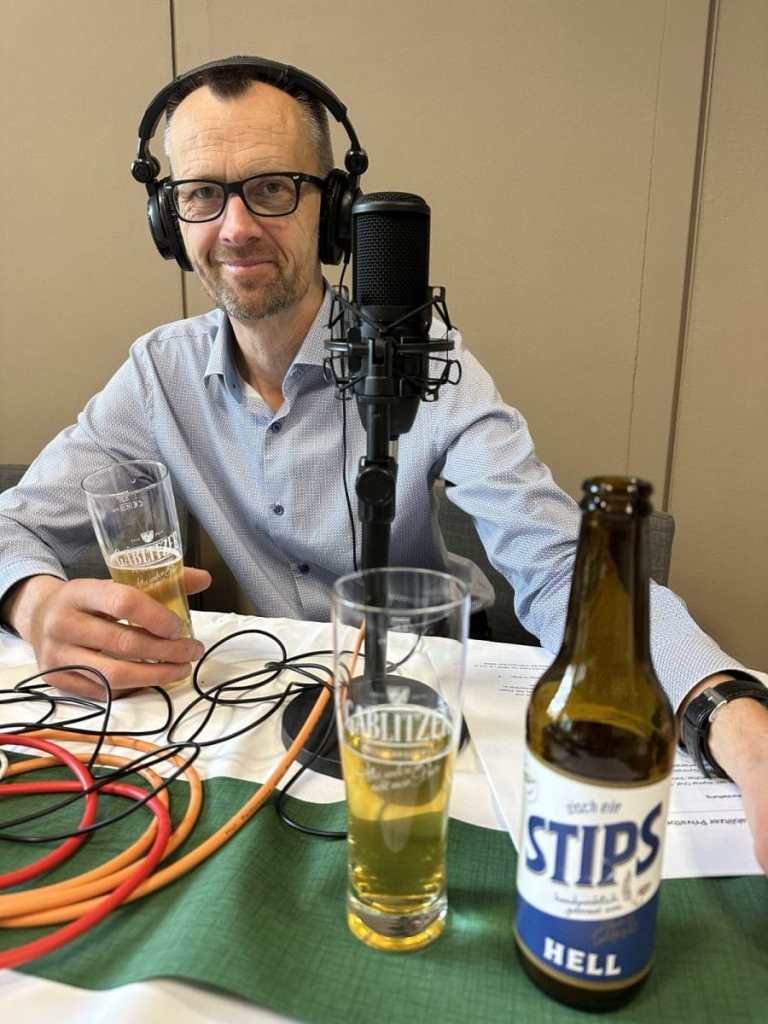 Markus Führer beim Interview