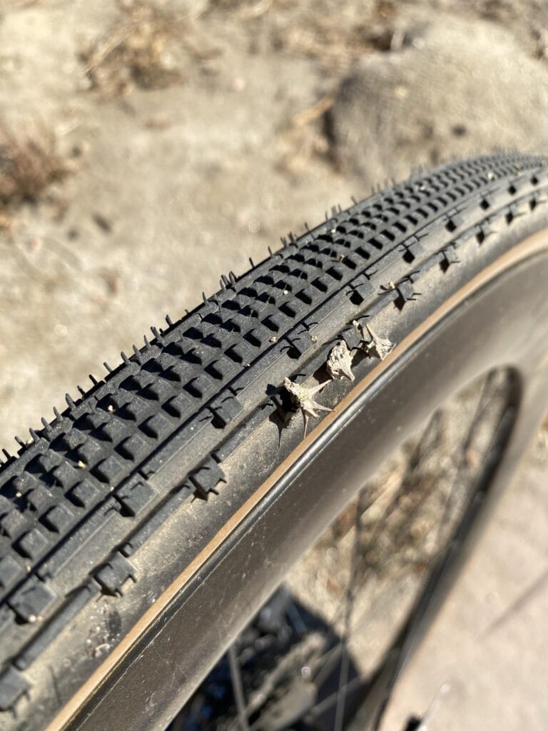 Puncture repair, tubeless set up