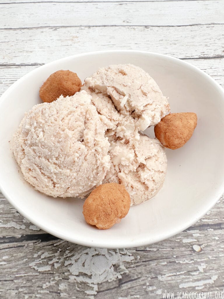 Homemade Irish Potato Candy Ice Cream