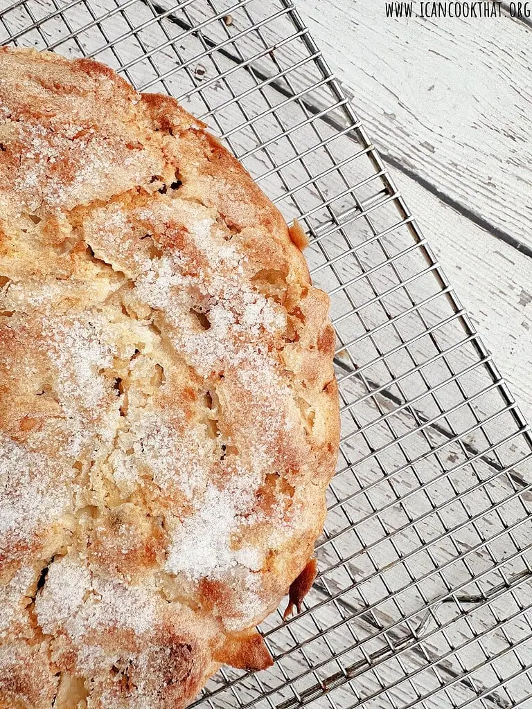 Irish Apple Cake with Whiskey Cream Sauce
