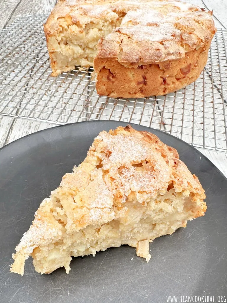 Irish Apple Cake with Whiskey Cream Sauce