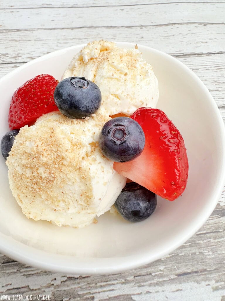 Homemade Cheesecake Ice Cream