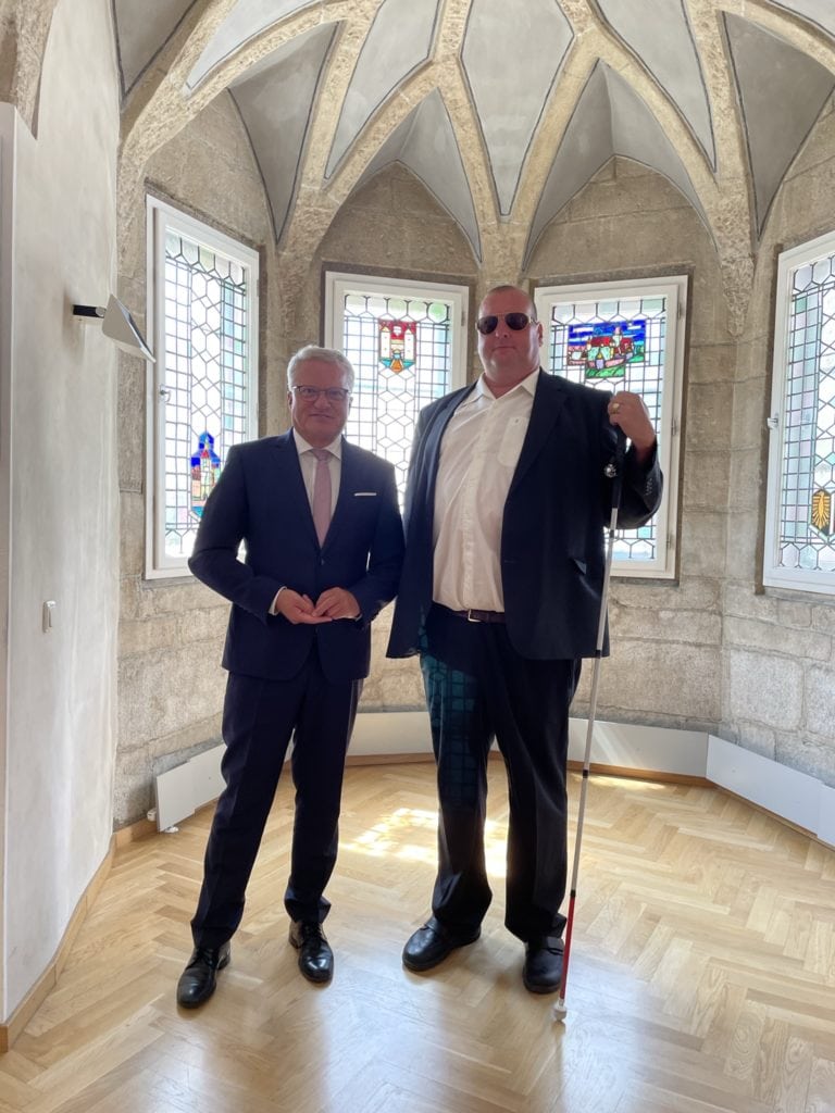 Bürgermeister MMag. Klaus Luger mit Janoschek