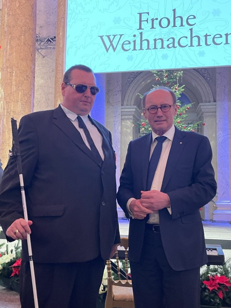 1. Vizepräsident des Europäischen Parlaments Dr. Othmar Karas und Janoschek