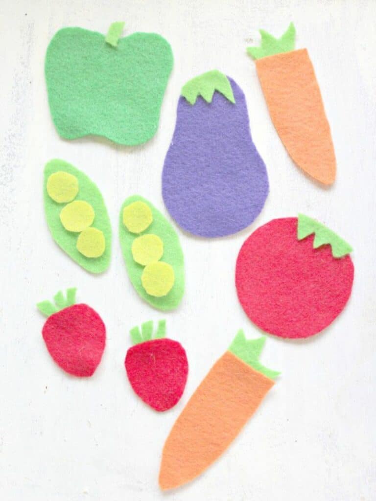 felt vegetable garden