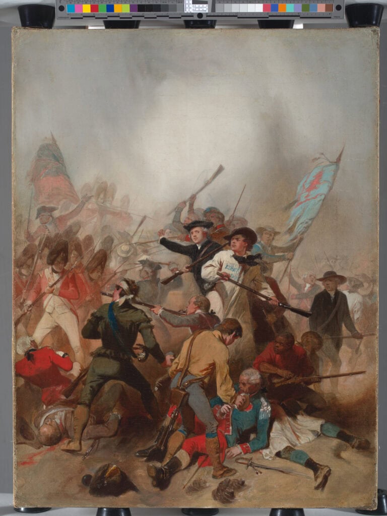 Battle of Bunker Hill. Painting by Alonzo Chappel, 1859. Credit: Chicago History Museum, Bridgeman Images.