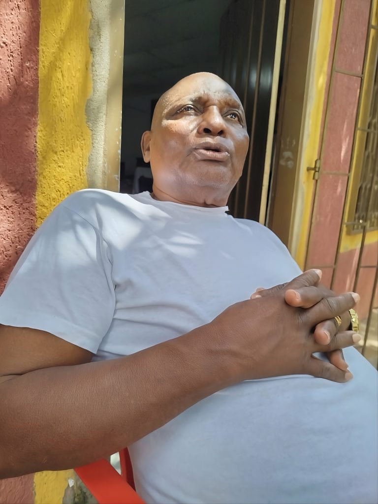 José Julio Pérez, líder de la comunidad de Tabaco