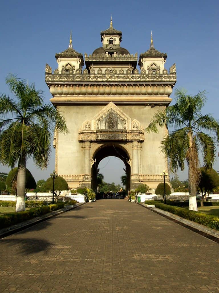 Laos - Vientiane - Patuxai Monument
