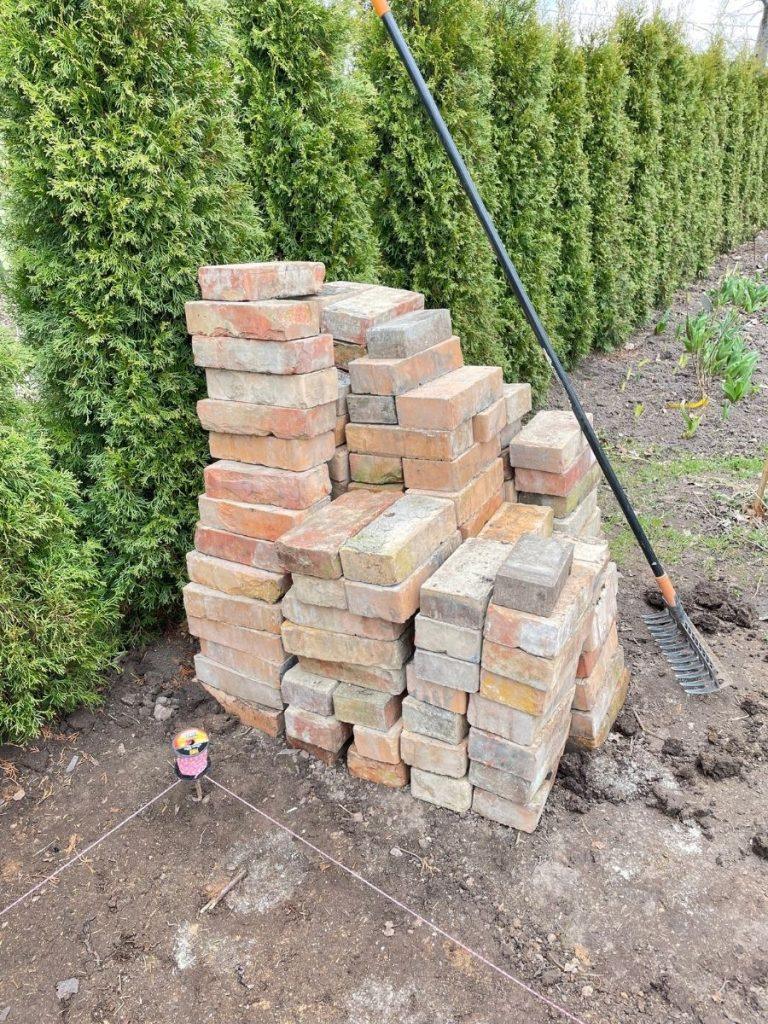 Old red bricks