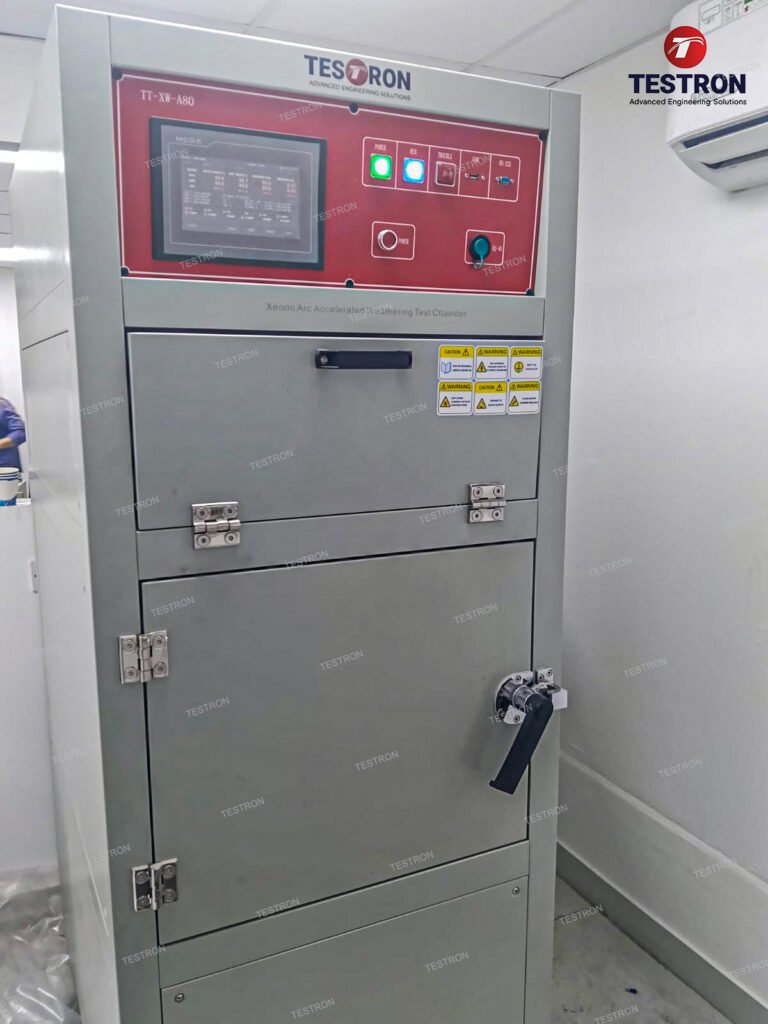 TT-XW-A80 Xenon Arc Chamber performing accelerated sunlight and weather resistance testing for coatings in UAE