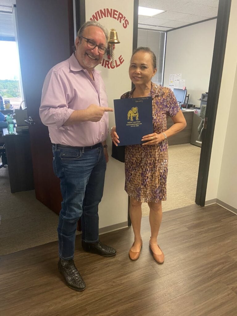 Big smiles and justice delivered — another Bulldog win in Houston, Texas.