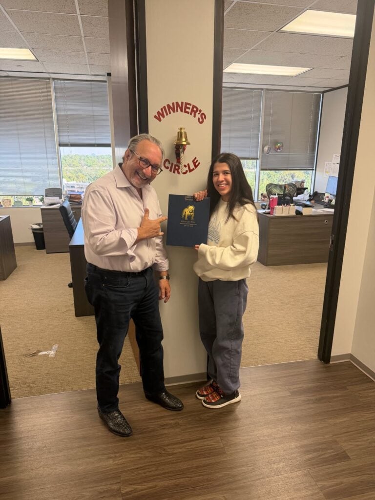 Personal injury client at The Texas Bulldog Houston law firm