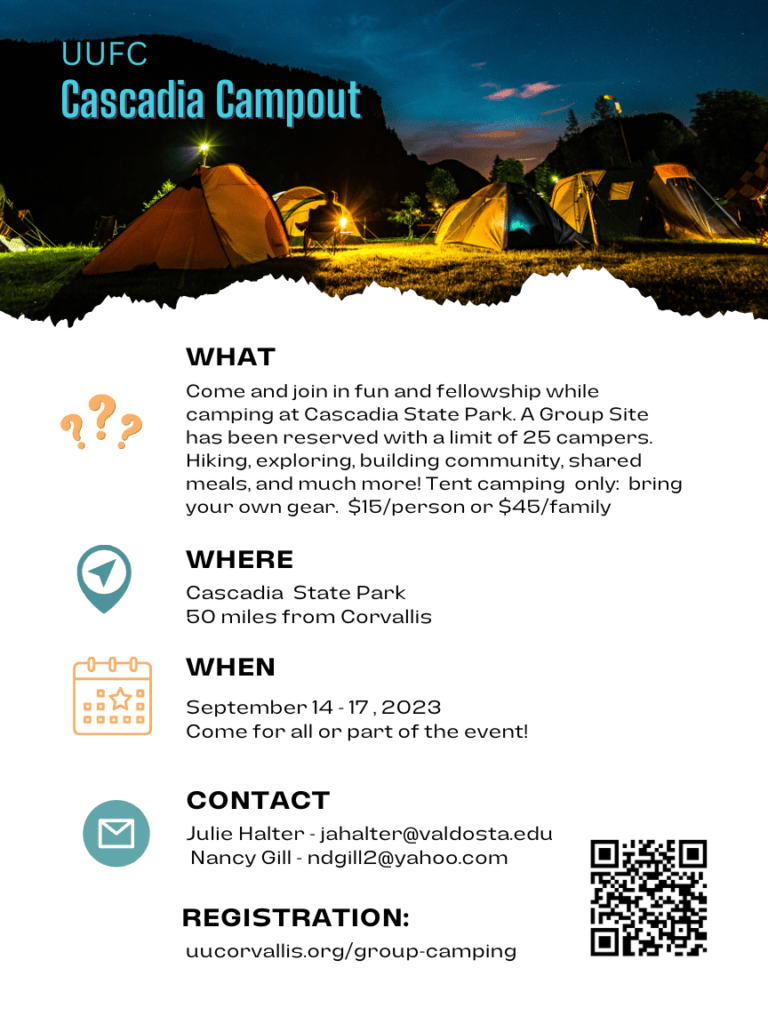 camping poster