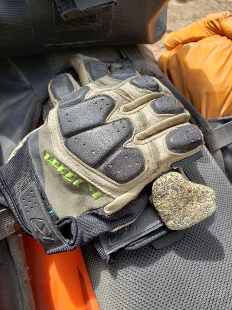motorcycle gloves with heart rock