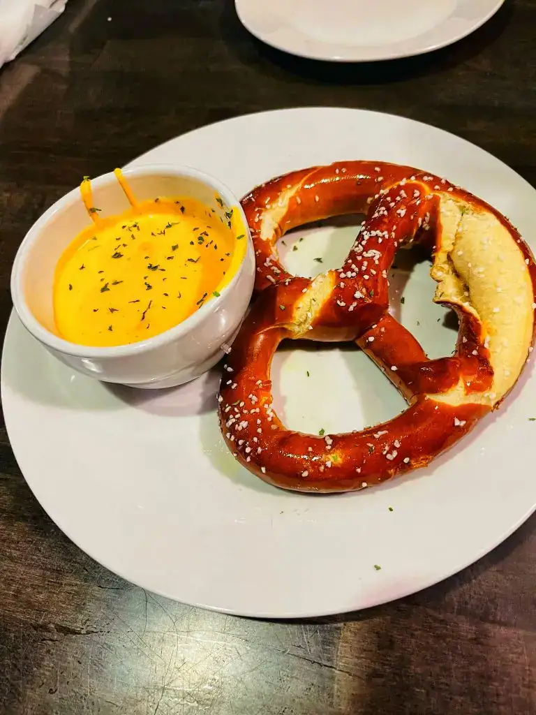 Beer Cheese and Pretzel