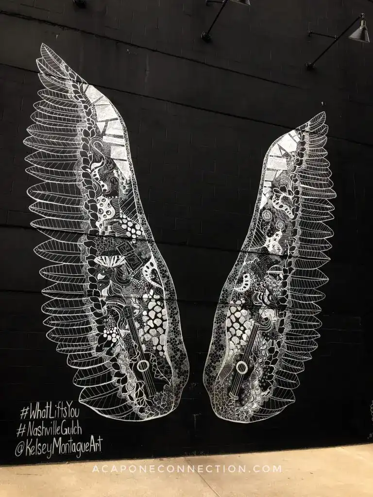 Nashville Tennessee What Lifts You Wings Mural