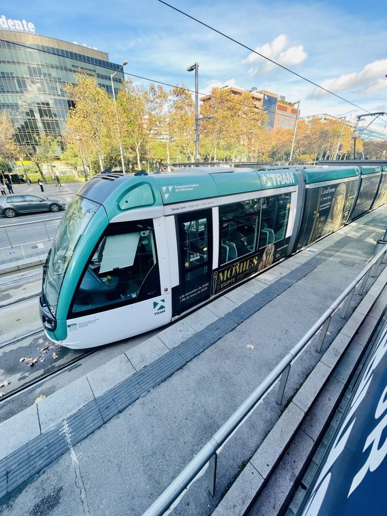 Barcelona transportation tram