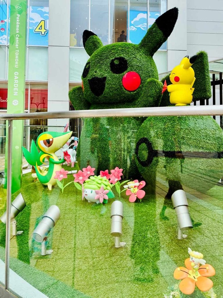 仙台PARCO前のポケモンたち