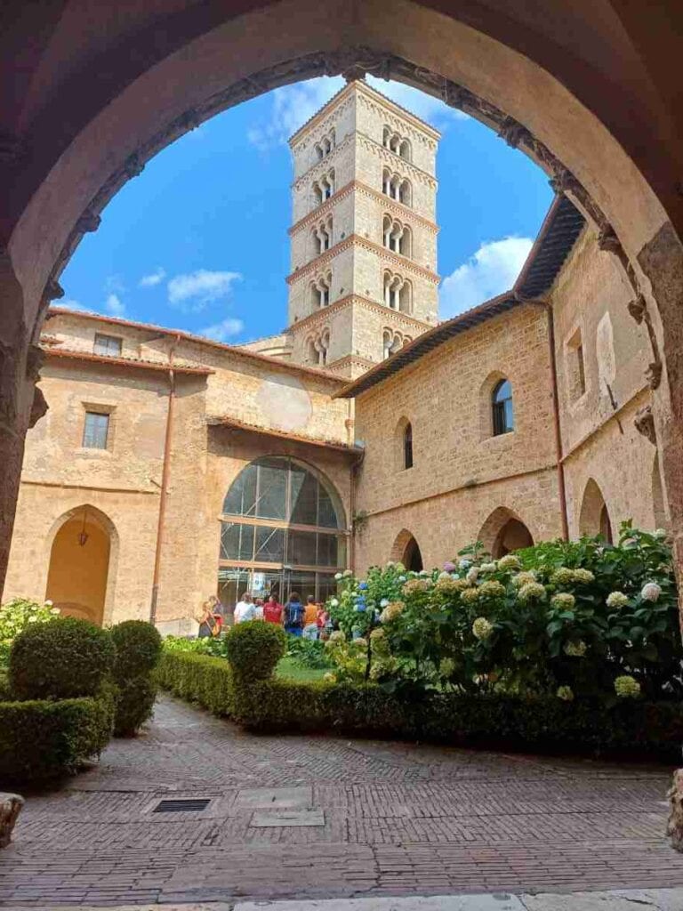 Interni del monastero di santa Scolastica